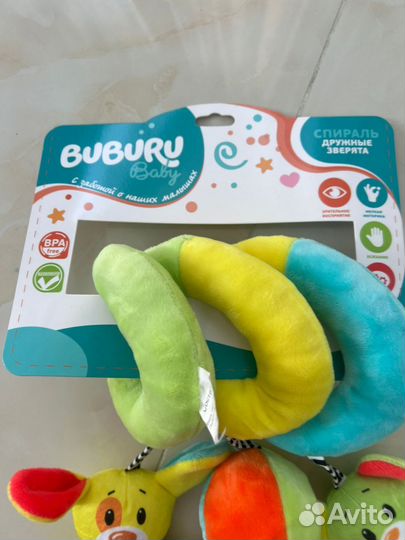 Игрушка на кроватку спираль