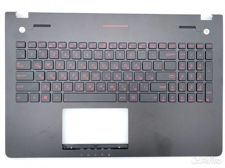 Топкейс (клавиатура) для ноутбука Asus G56J черный
