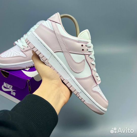 Кроссовки nike dunk sb pink