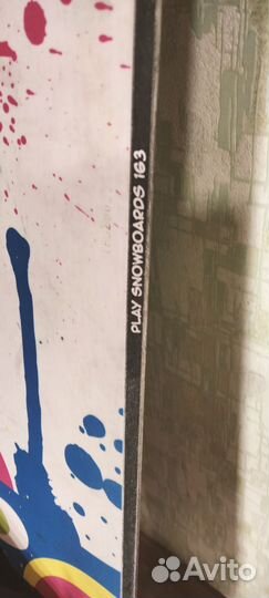 Сноуборд play с креплениями nidecker