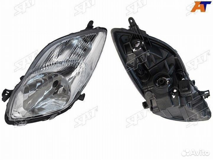 Фара toyota yaris/vitz 08-10 LH с корректором (Евр