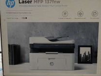 Новые Мфу HP Laser 137fnw гарантия с прошивкой