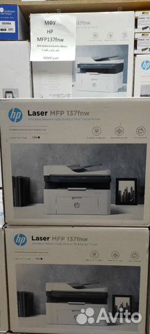 Новые Мфу HP Laser 137fnw гарантия с прошивкой
