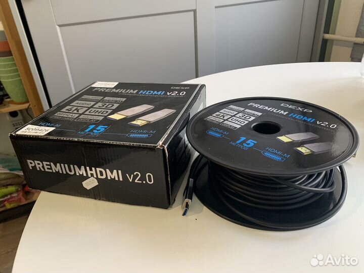 Кабель hdmi 2.0 4k 15 метров