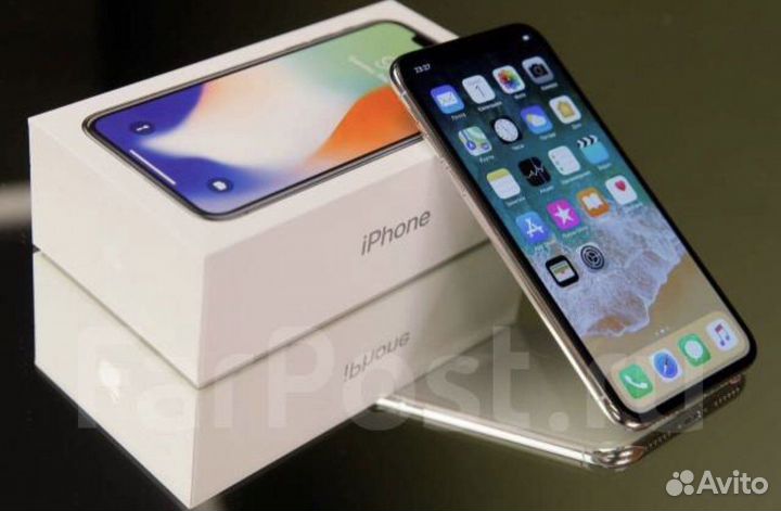 Новый iPhone X, Белый, 256 gb