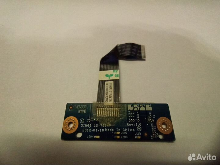 LS-7984P Lenovo G580 G585 плата тачпада и индикаци