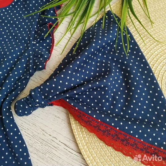 Комплект платье и косынка