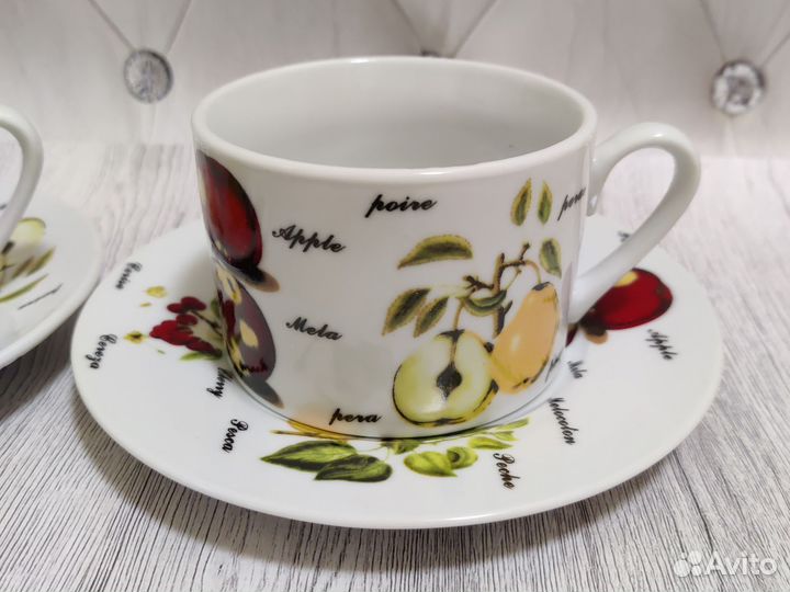 Чайный сервиз чашка блюдце чайник