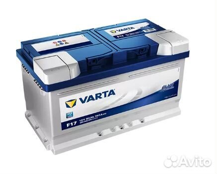 Аккумулятор Varta F17 Низкий 12V 80Ah 740A Оп