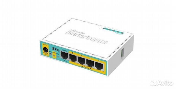 Маршрутизатор mikrotik hex PoE Lite