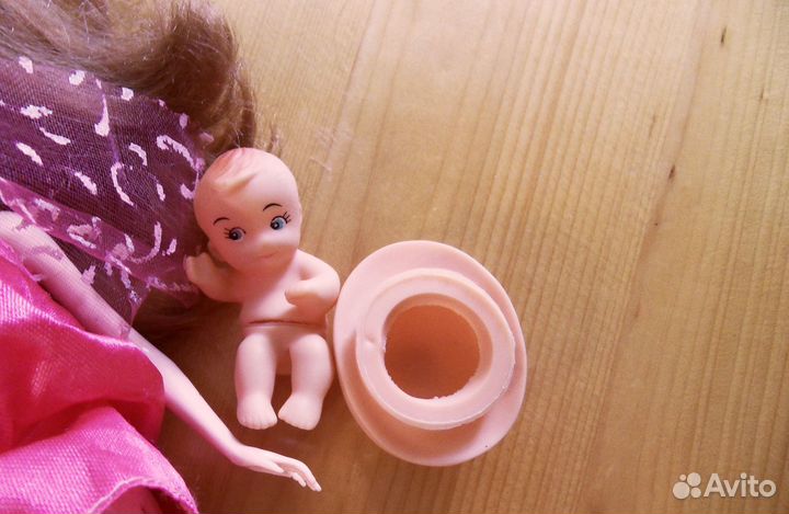 Беременная кукла с малышом