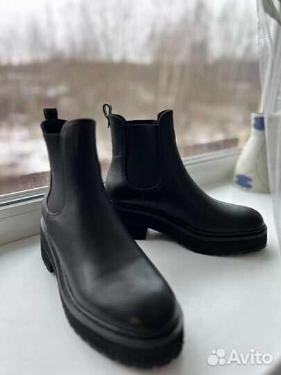 Ботинки зимние tendance 39 новые натуральная кожа