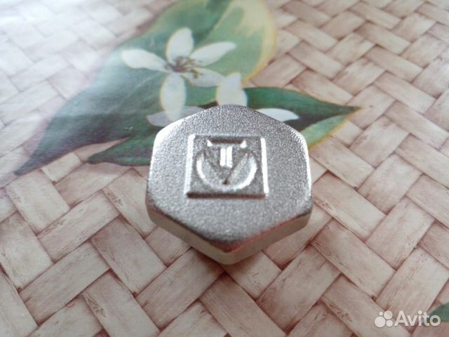 Заглушка для радиатора 1/2 никель