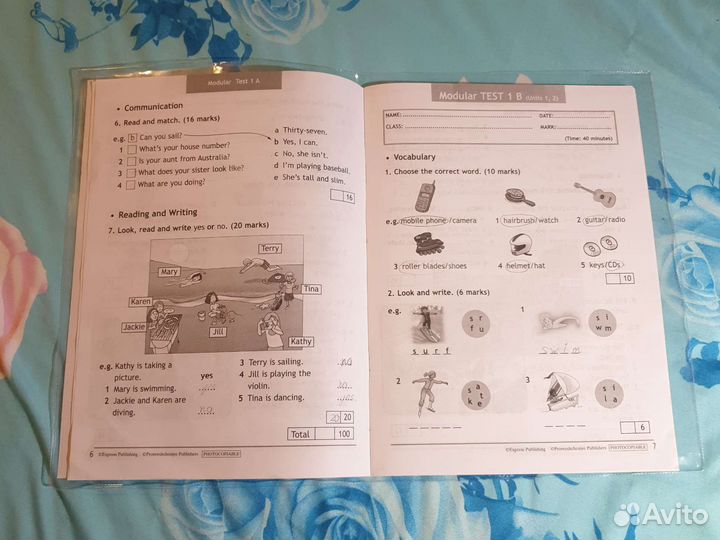 Тестовая тетрадь англ.яз. Spotlight test booklet 4