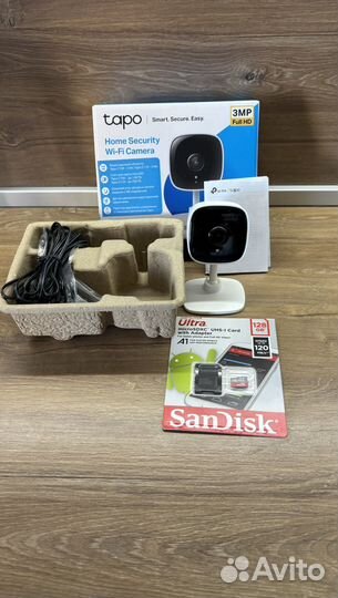 Продаётся IP-камера TP-Link Tapo C110 с SD картой