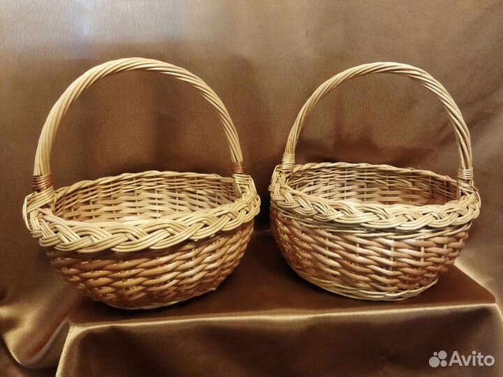 Корзины плетеные из лозы