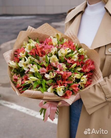 Букет альстромерий