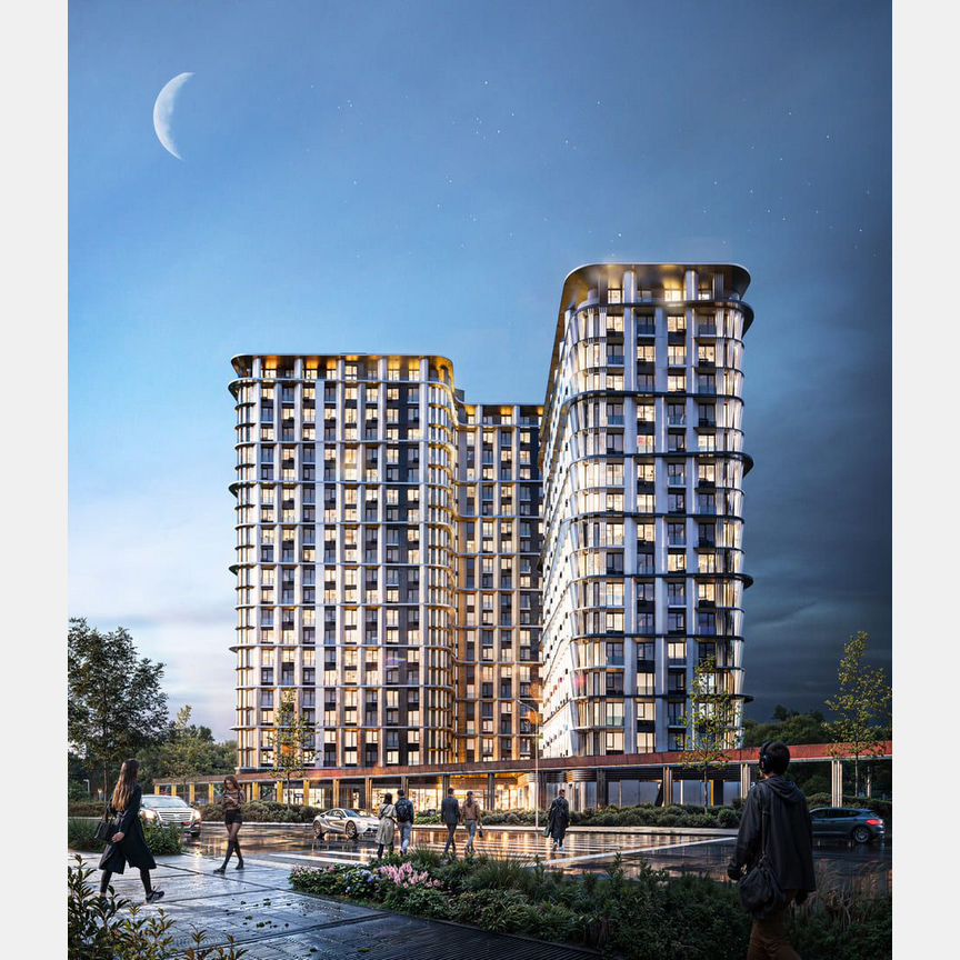 2-к. квартира, 43,6 м², 2/17 эт.