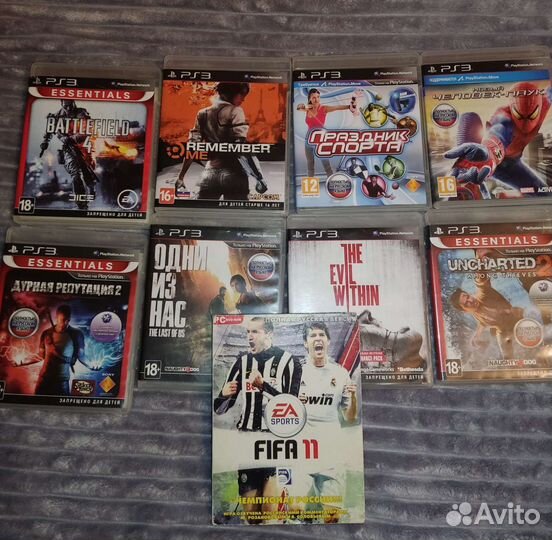 Игровая приставка ps3 с играми