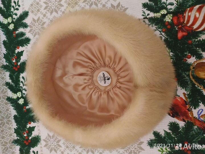 Ооо Шапка, берет новый,норка,енот новая