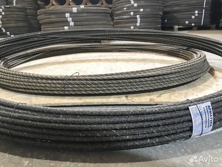 Арматура Стеклопластиковая 10 мм, 100м. с Адгезией