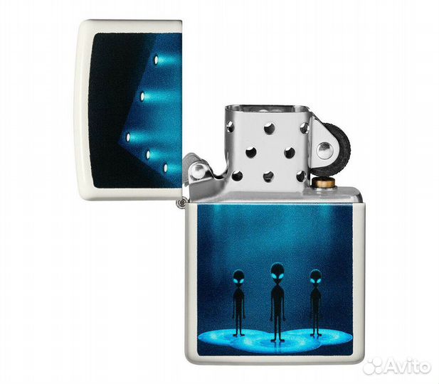 Зажигалка Zippo 49487 Aliens Design Оригинал