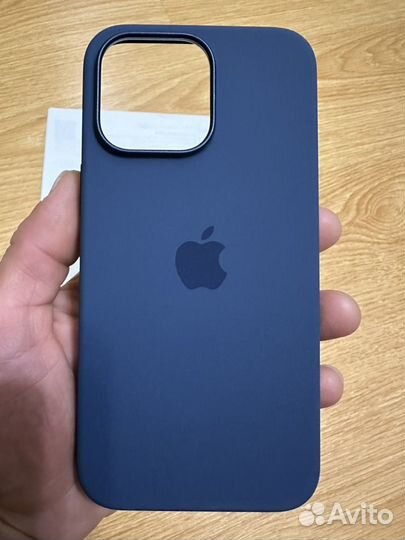 Чехол оригинальный Apple Silicone Case синий