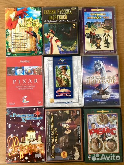 Мультфильмы, фильмы детские: dvd 21шт.цена за всё