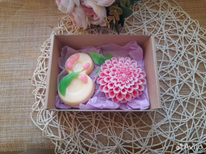Мыло ручной работы на 8 марта