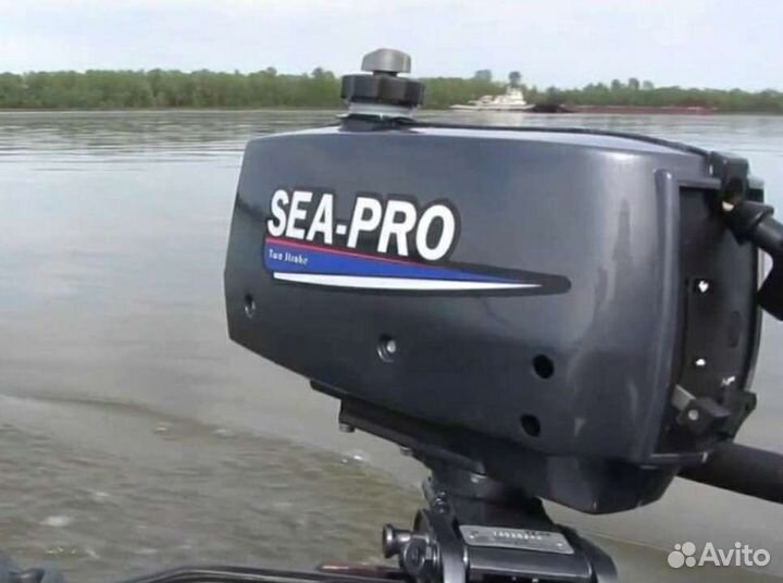 Лодочный мотор Sea-Pro 3 л.с 70см3 аналог Ямаха