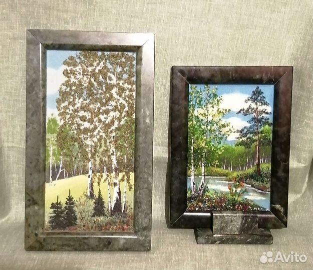 Панно из камня