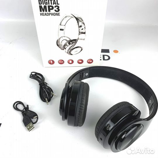 Наушники Bluetooth с Mp3 и аккумулятором