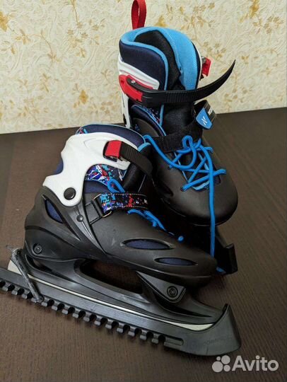 Коньки nordway раздвижные с сумкой в комплекте