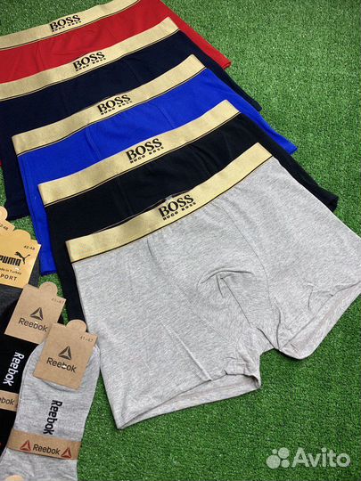 Трусы мужские боксеры boss
