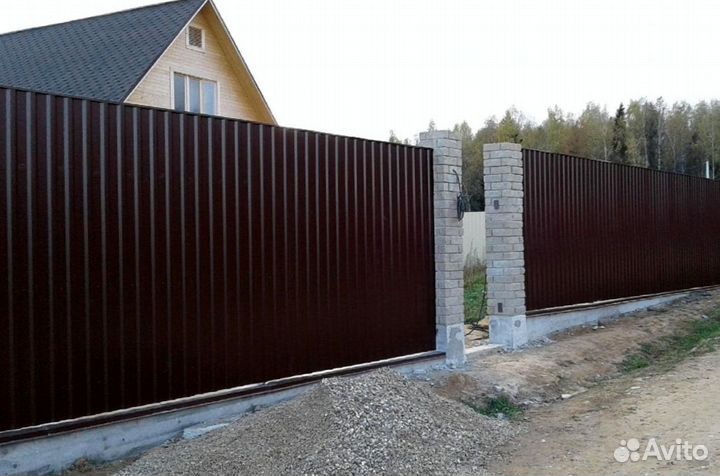 Забор из профнастила 