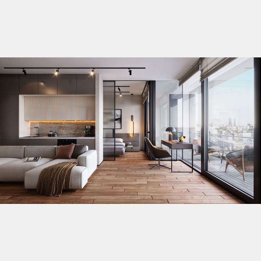 1-к. квартира, 60,4 м², 11/18 эт.