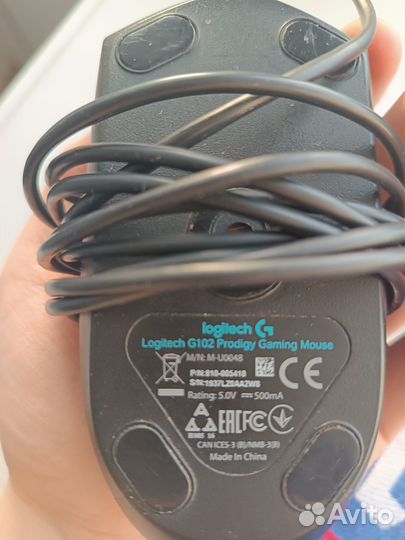 Игровая мышь logitech g102