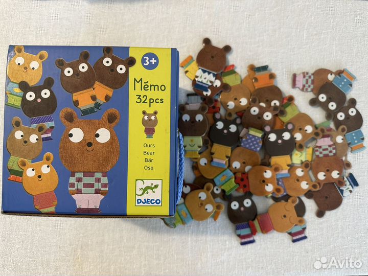 Игра Djeco мемо Мишки