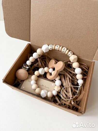 Именной держатель для соски