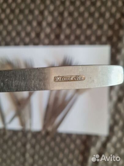 Вилки титан, ложка