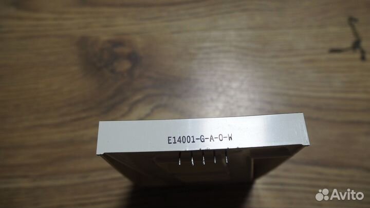 8 сегментный индикатор E14001-G-UR-0-W