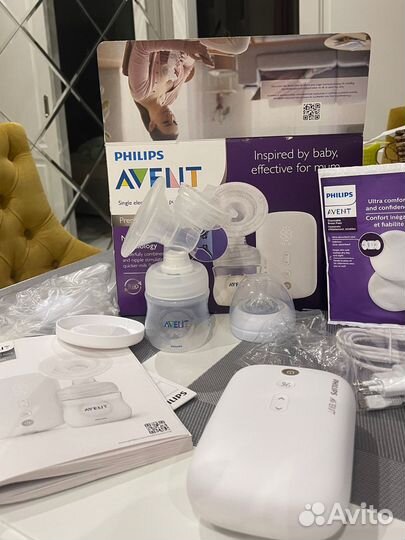 Молокоотсос avent электрический