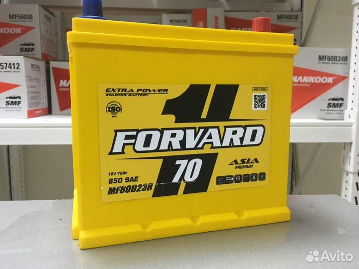 Аккумулятор Forvard 70Ah 650A обратная полярность