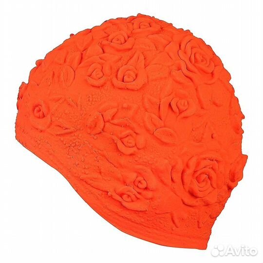 Шапочка для плавания женская с объемным рисунком