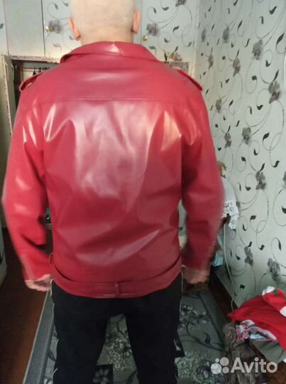 Кожаная куртка мужская
