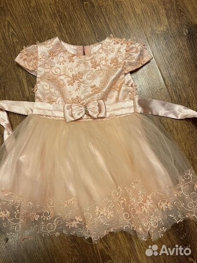Детское праздничное нарядное платье