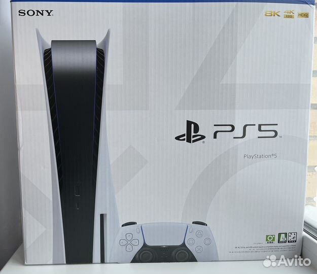 Sony PlayStation 5 Blu-Ray, 825Gb,CFI-1218A(Корея)
