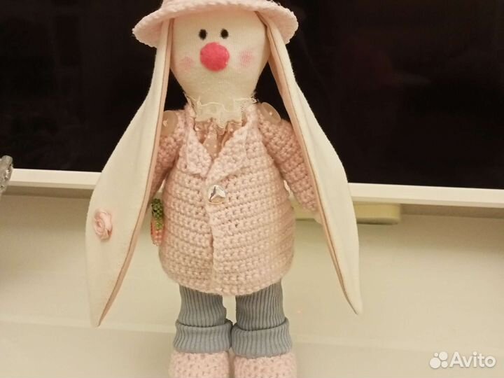 Кролик интерьерный ручной работы