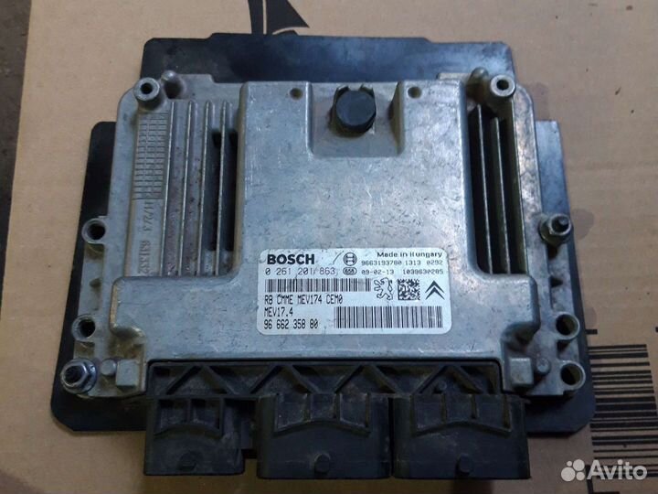 Блок управления двигателем Peugeot 308 EP6