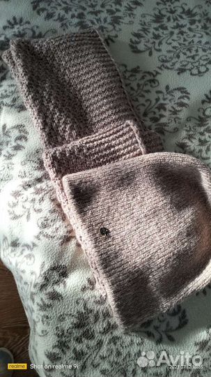 Комплект шапка и шарф женские